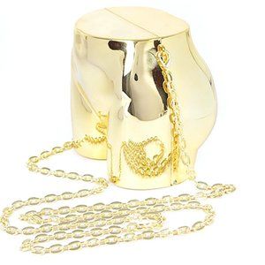 BNWT Brand New Butt Molded Acrylic Clutch Bag Crossbody Bag Swing Bag